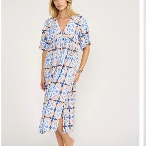 New with tags Marea MILLA KAFTAN - BLUE CAFE TILE